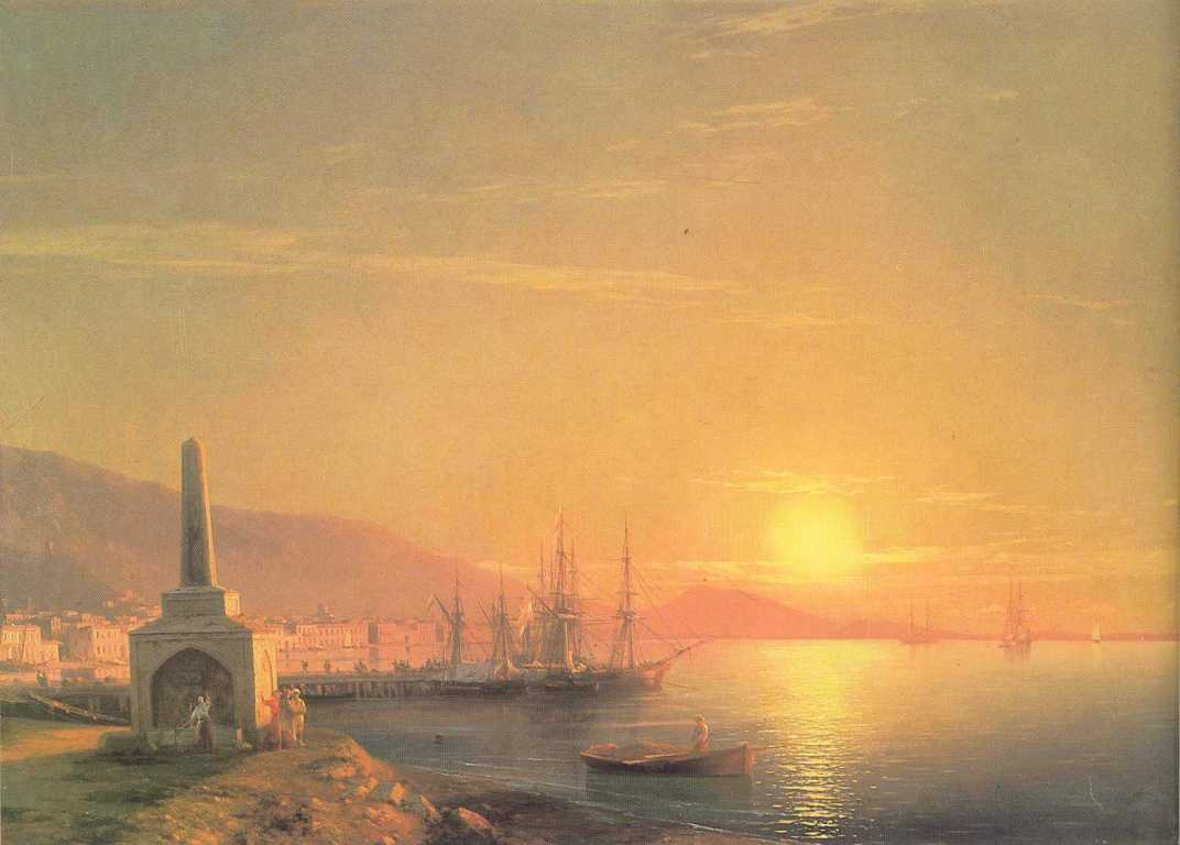 The Sunrize in Feodosiya (1855).
