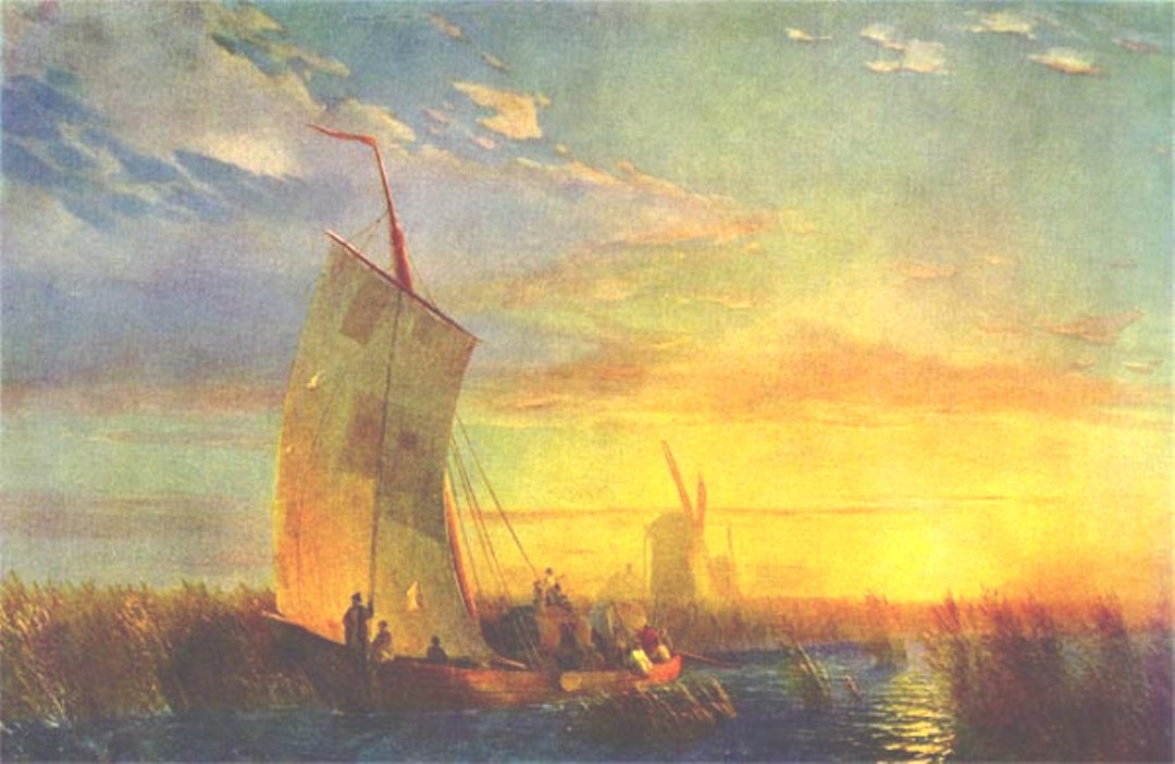 Rush on Dnieper near Aleshki (1857).