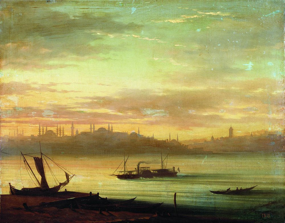 View of the Bosporus (1864).