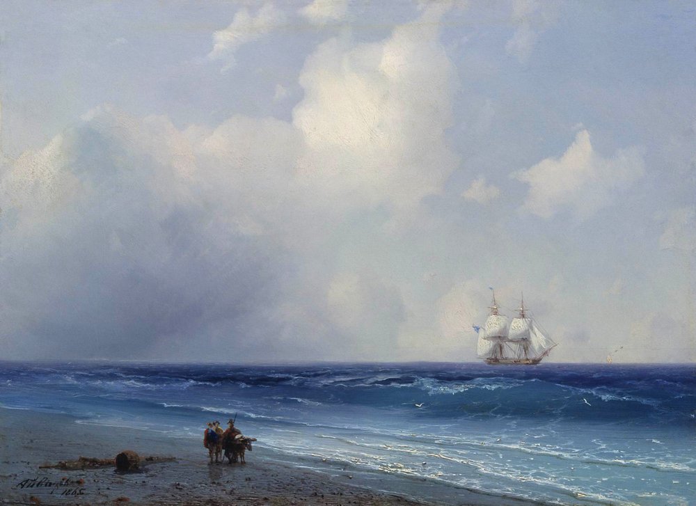 Sea view (1865).