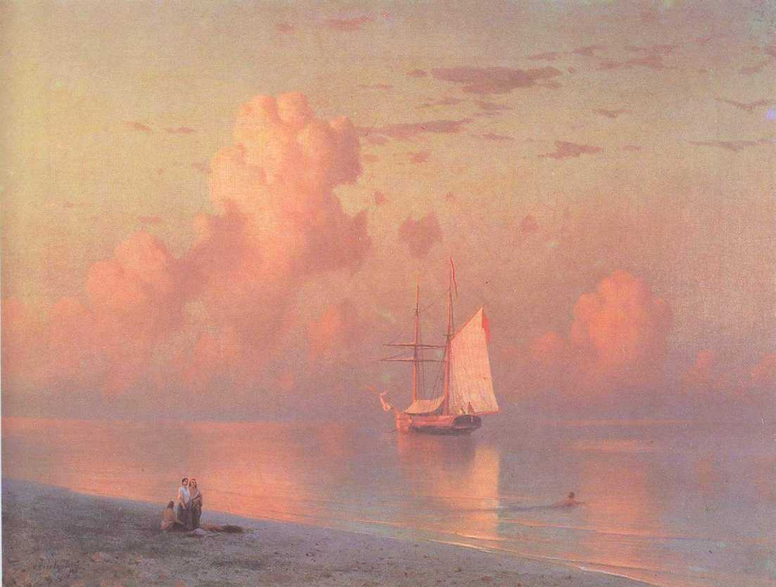 The sunset (1866).