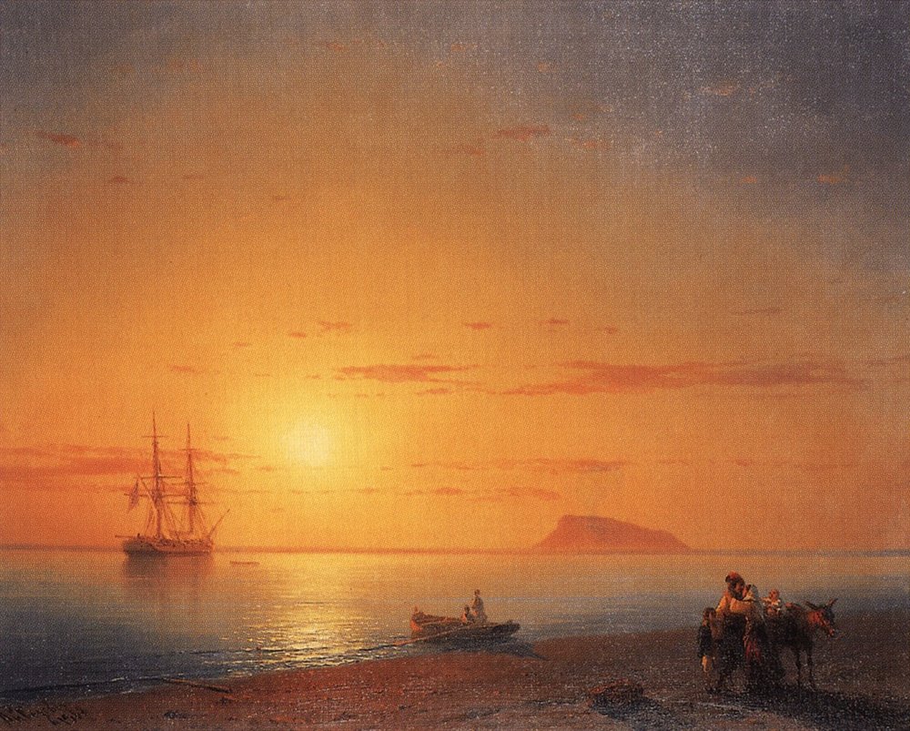 Sea coast. Farewell (1868).