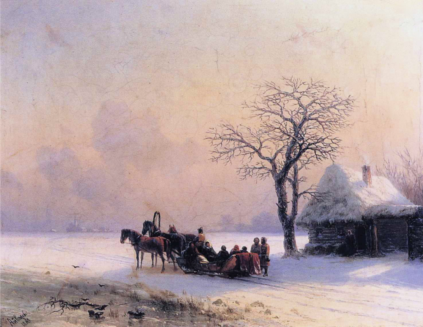 Winter Scene in Little Russia (1868).
