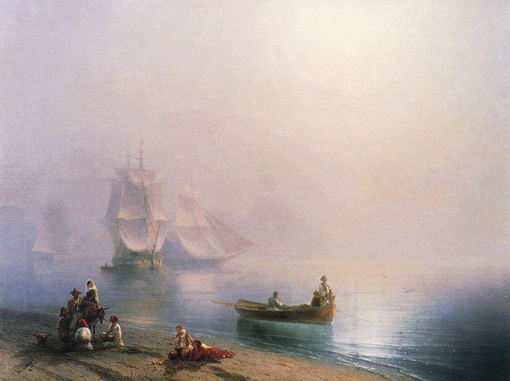 Morning in the Bay of Naples (1873).
