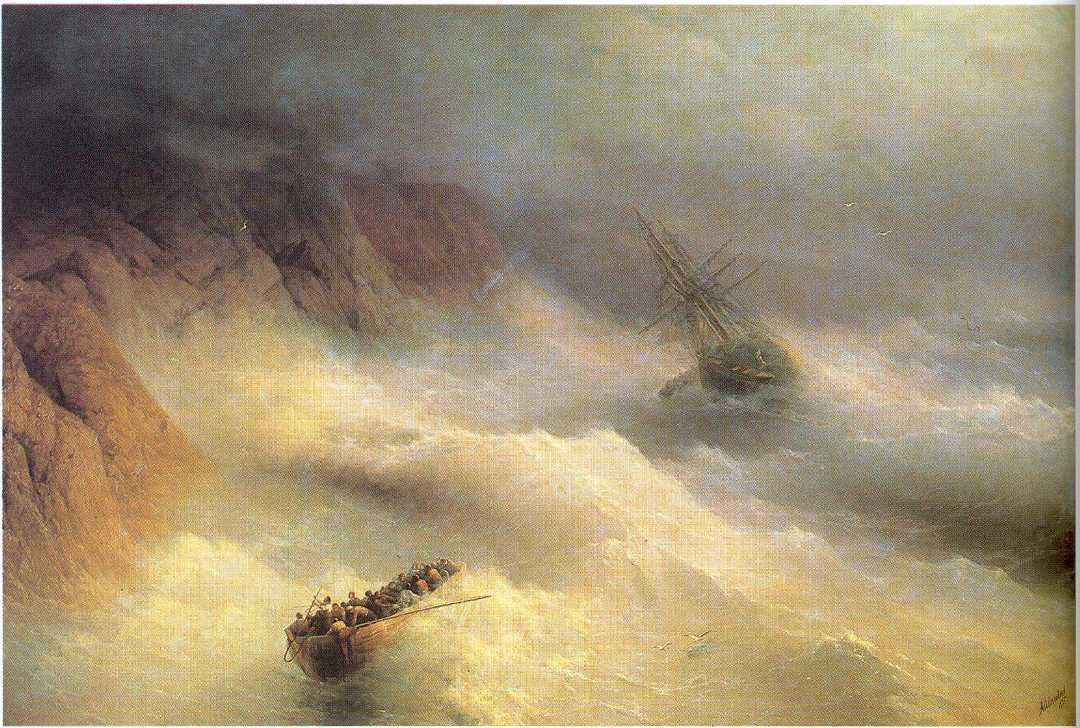Tempest by cape Aiya (1875).