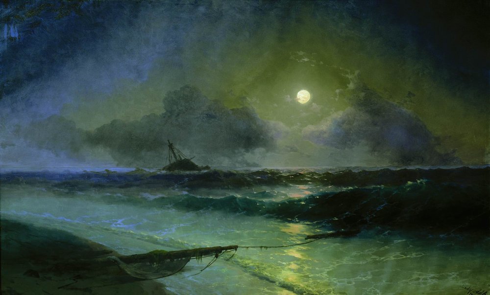 Moonrise in Feodosia (1892).