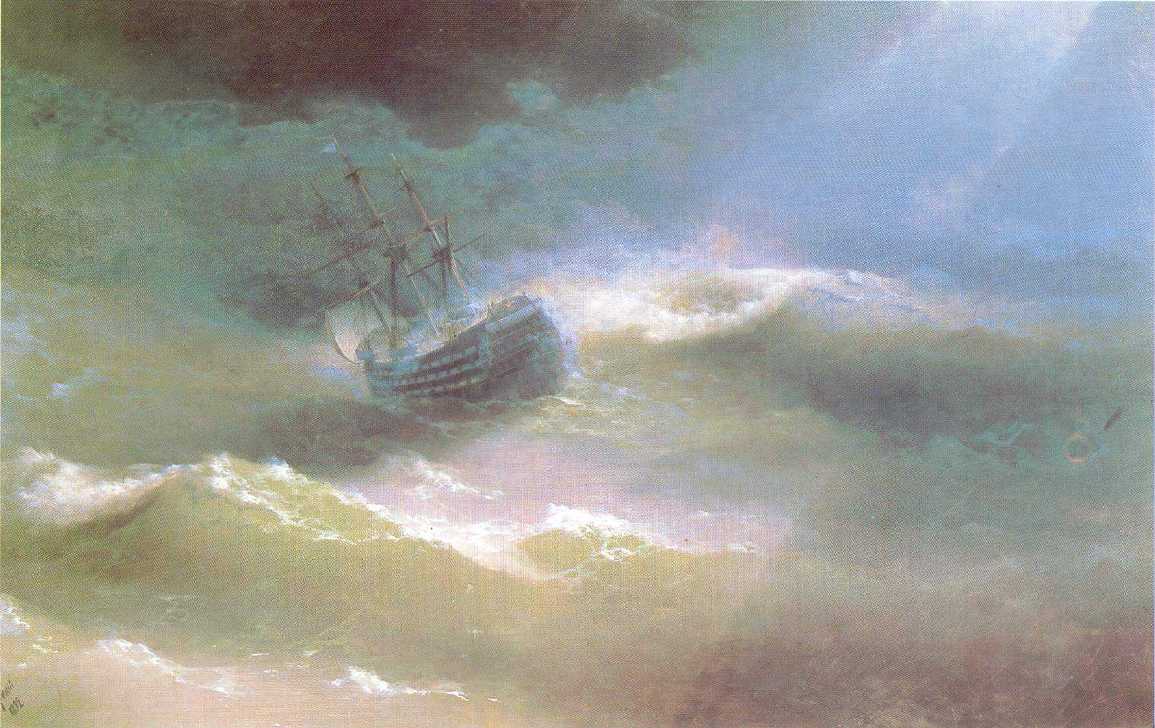 The Mary Caught in a Storm (1892).