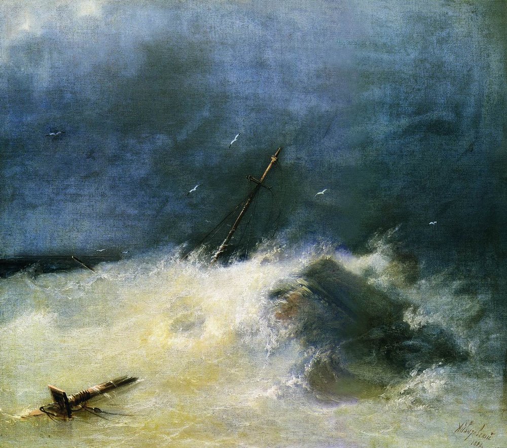Storm at Sea (1893).