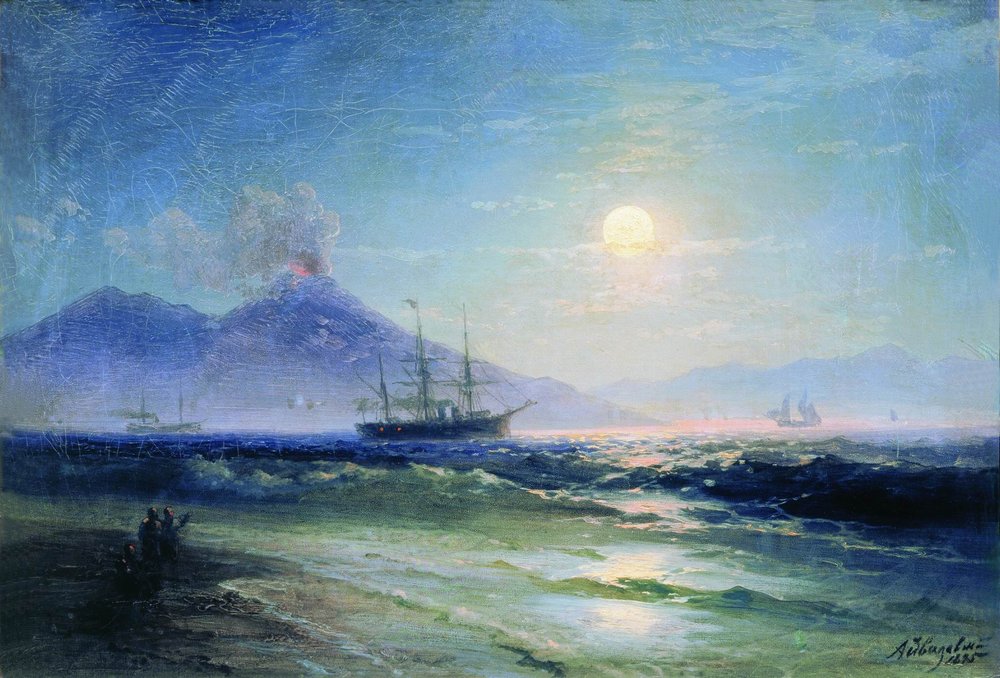 The Bay of Naples at night (1895).