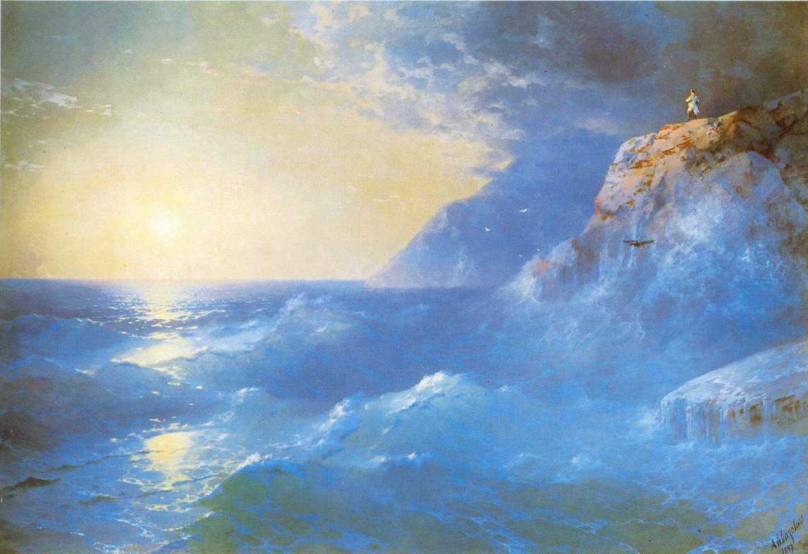 Napoleon on island of St. Helen (1897).