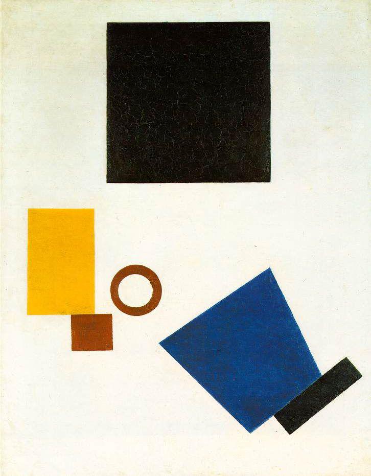 Suprematism. Self Portrait in two dimensions (1915).