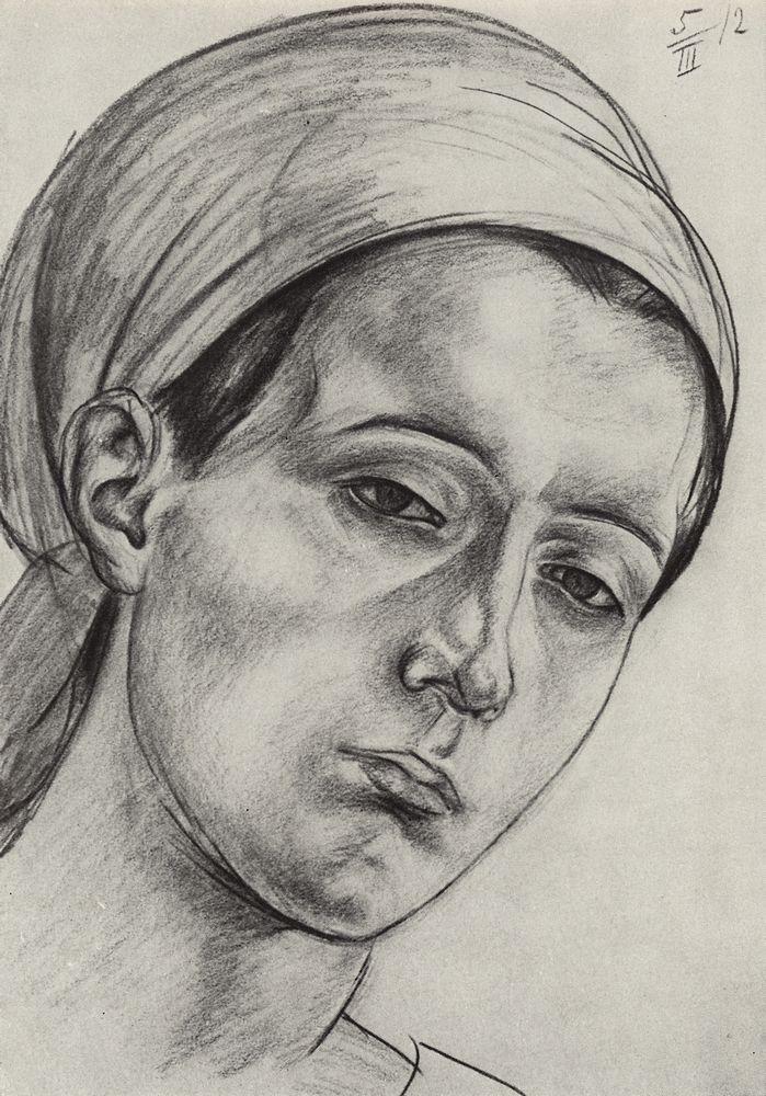 Female head (1912).