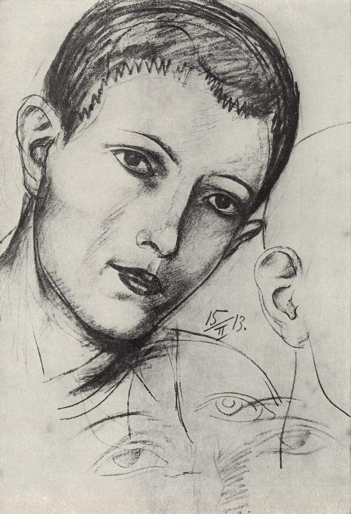 Head of young man (Adam) (1913).