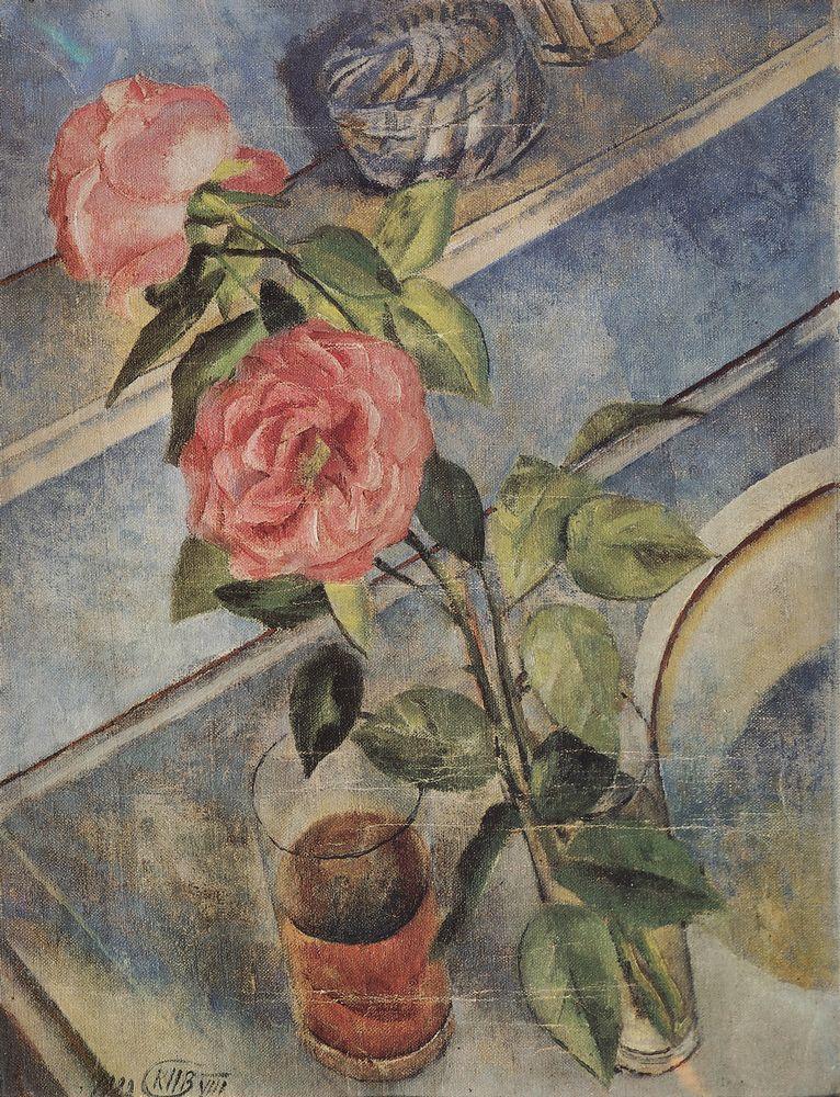 Still life with roses (1922).