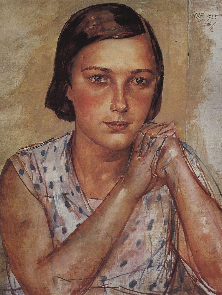 Portrait of the artist's daughter (1935).