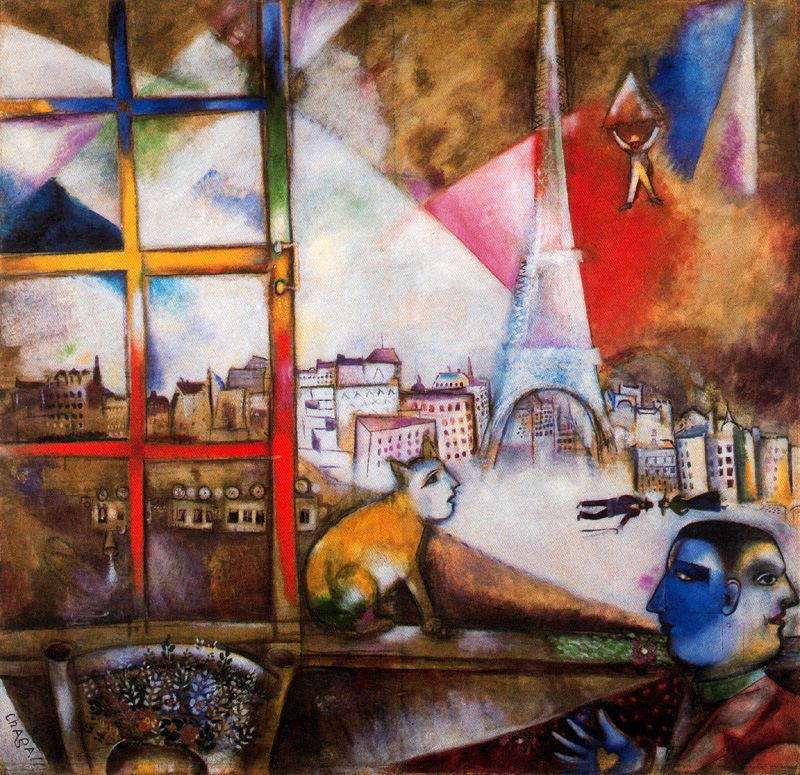 Paris through the Window (1913).