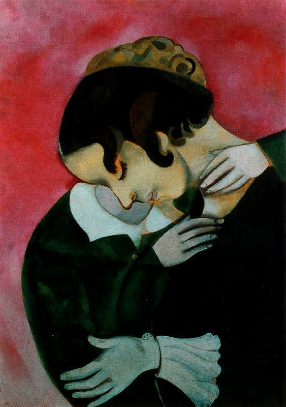 Lovers in pink (1916).