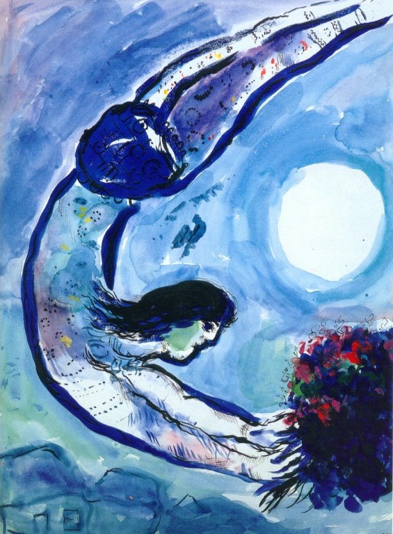 Acrobat with bouquet (1963).