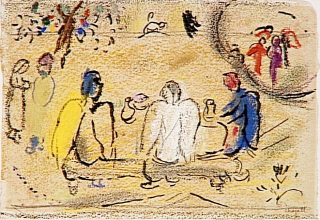 Abraham and three Angels (1964).