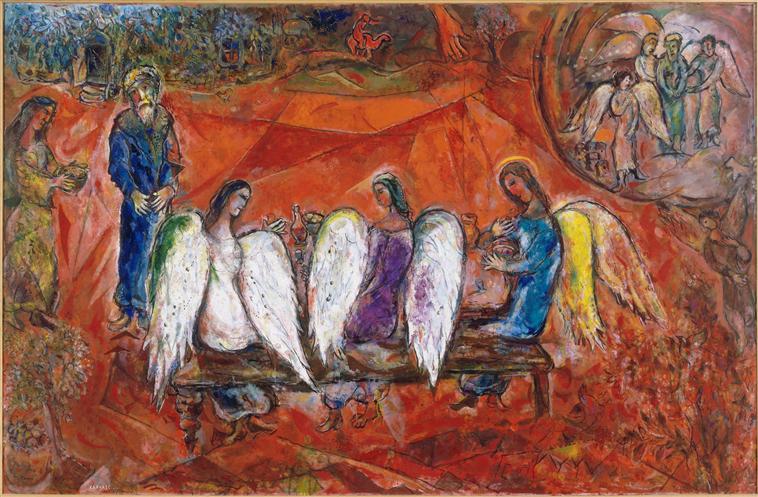 Abraham and three Angels (1966).