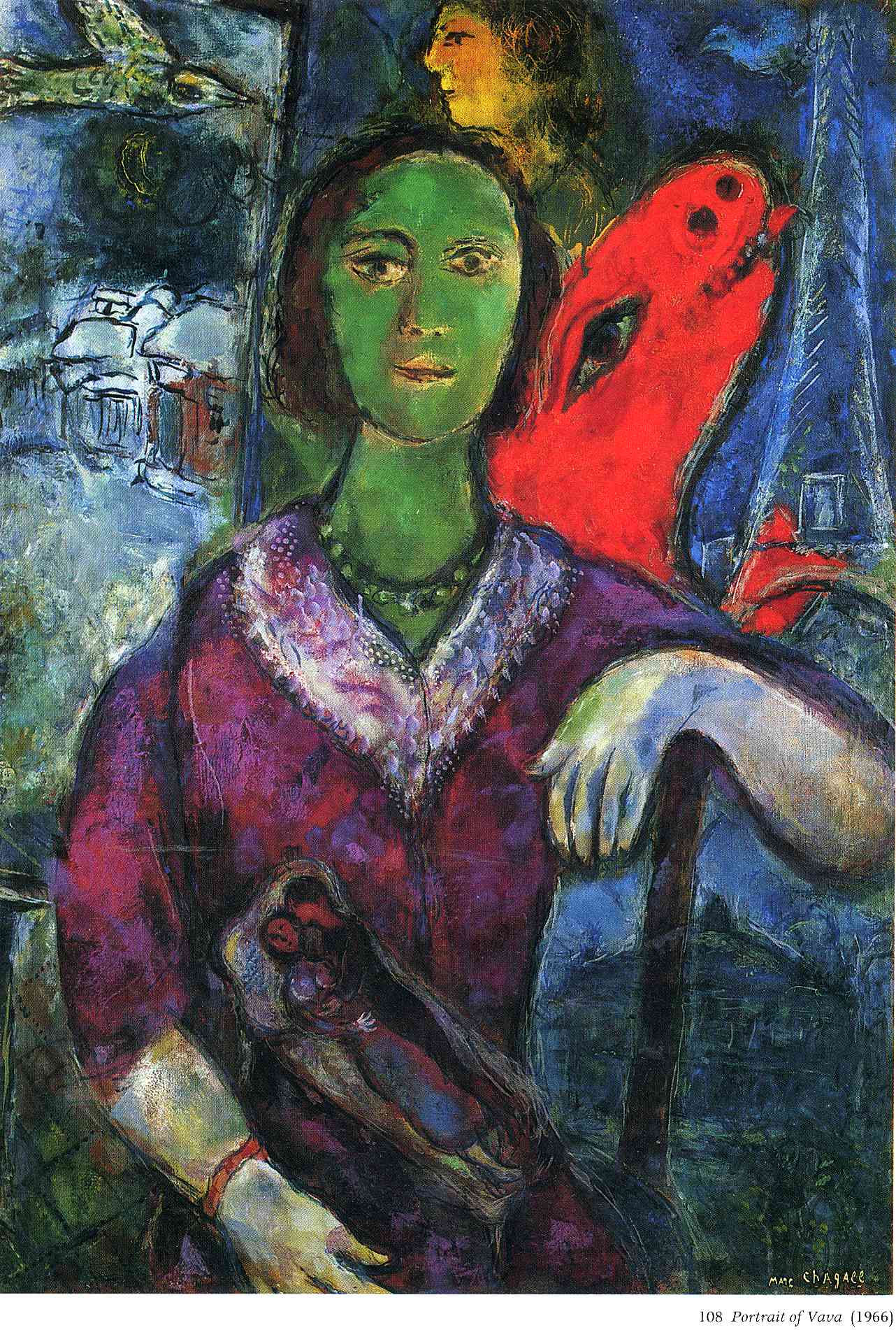 Portrait of Vava (1966).