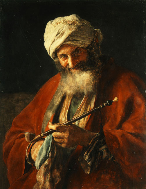 Oriental Man with a Pipe (1874).