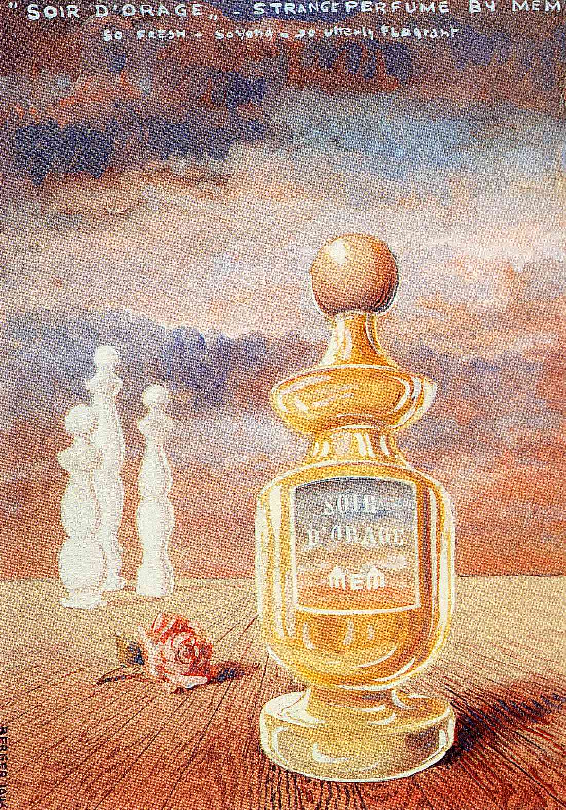 Soir d'orage, strange perfume by mem (1946).