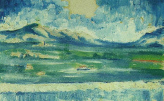 Landscape Near Ampurdan (1914).