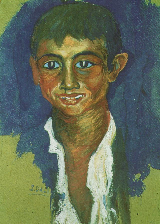 Portrait of a Gipsy (1919).