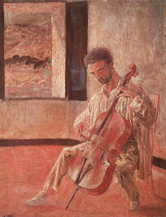 Portrait of the Cellist Ricard Pichot (1920).