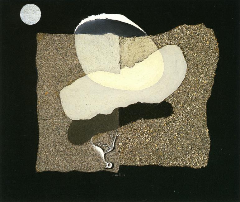 Big Thumb. Beach. Moon and Decaying Bird (1928).