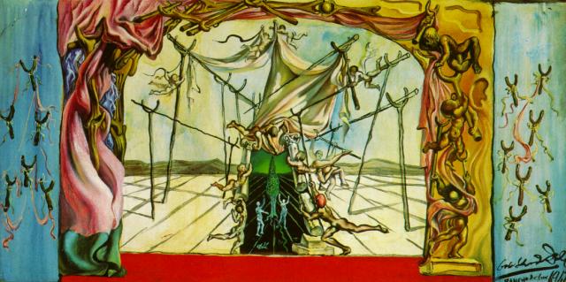 Design for the set of 'Romeo and Juliet' (backdrops and wing flats) (1942).