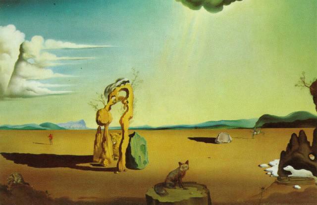 Nude in the Desert Landscape (1946).