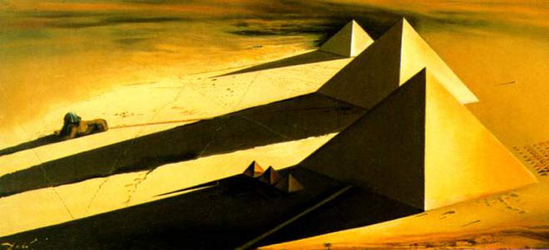 The Pyramids and the Sphynx of Gizeh (1954).