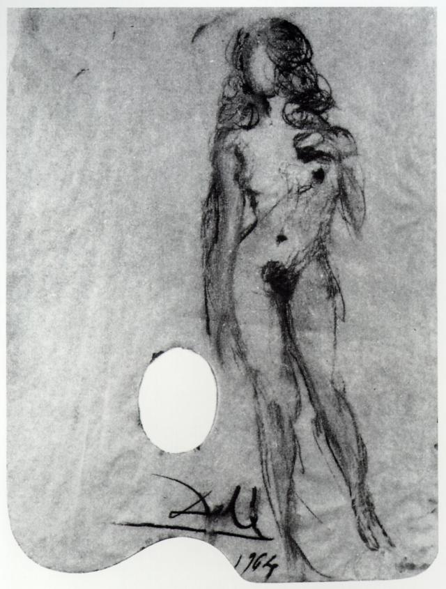 Untitled. Female Nude on a Palette (1964).