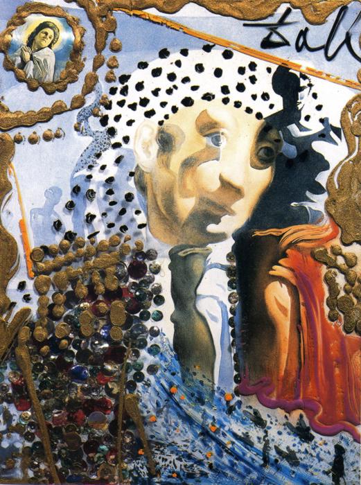 The Whole Dali in a Face (1975).