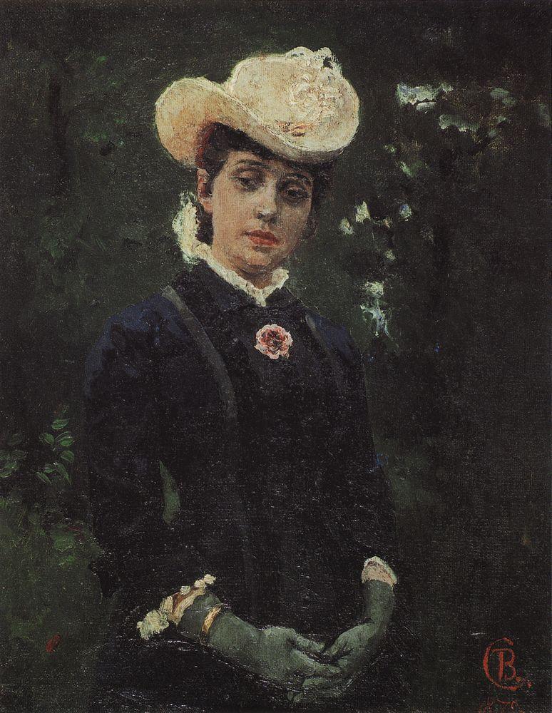 Portrait of E. K. Deryagina (1879).