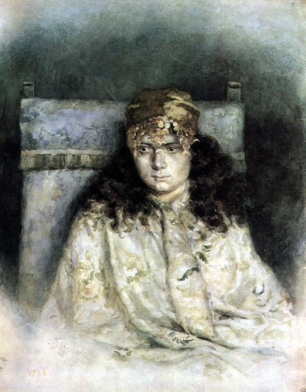 Female portrait (1885).