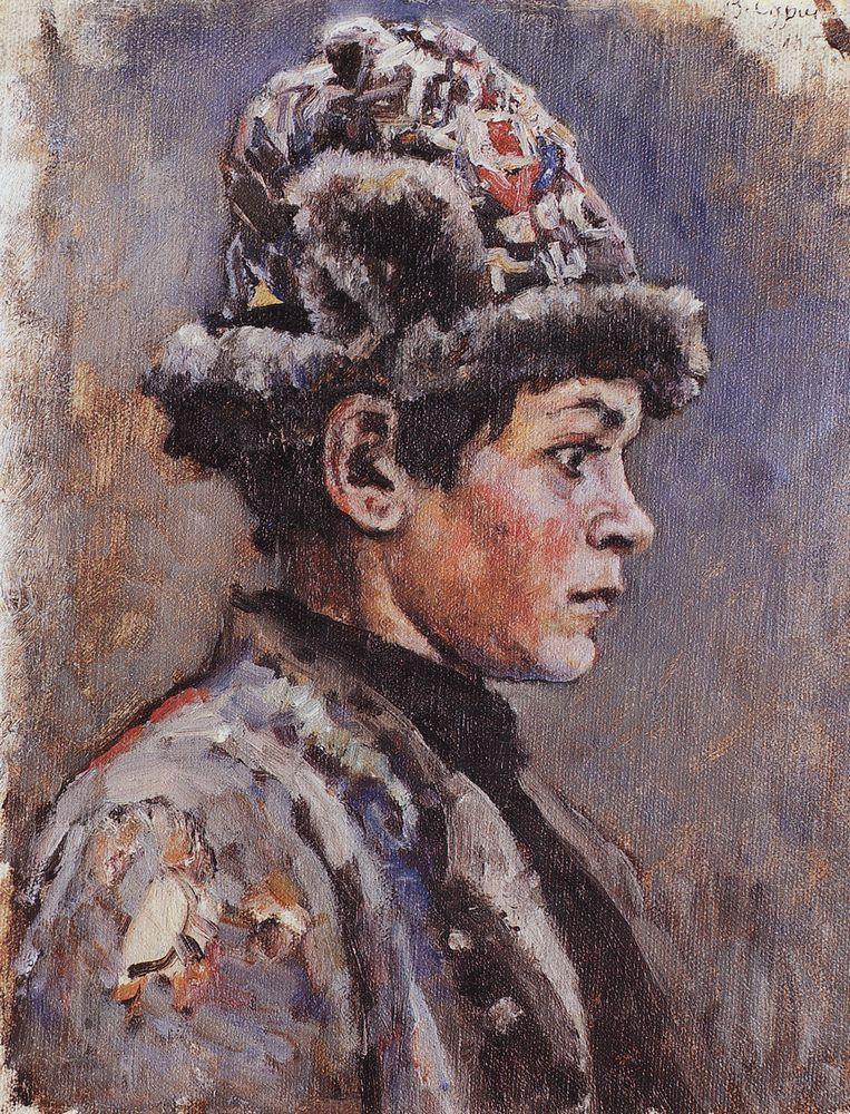 Thoughtful teenager (1885).