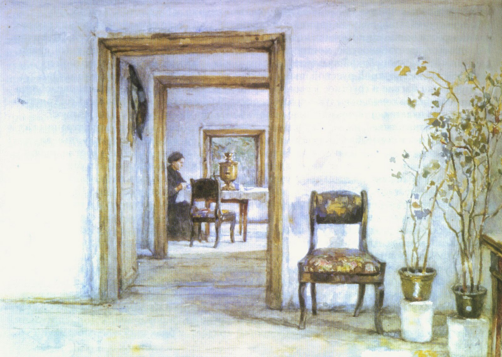 Room in Surikov's house (1890).