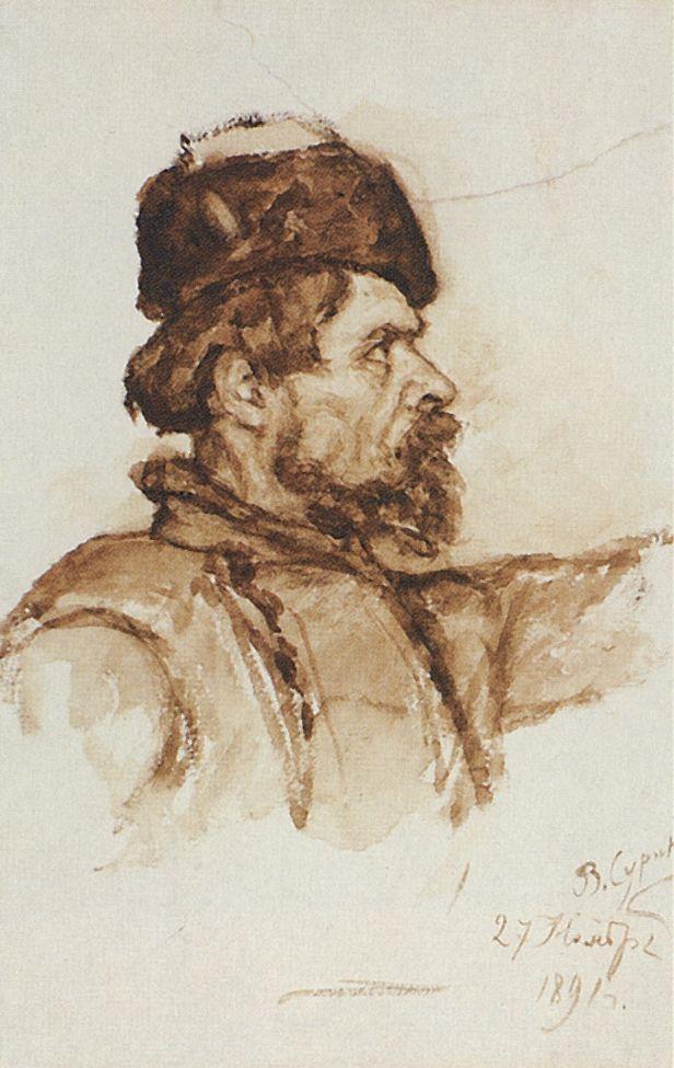 Cossack's head (1891).