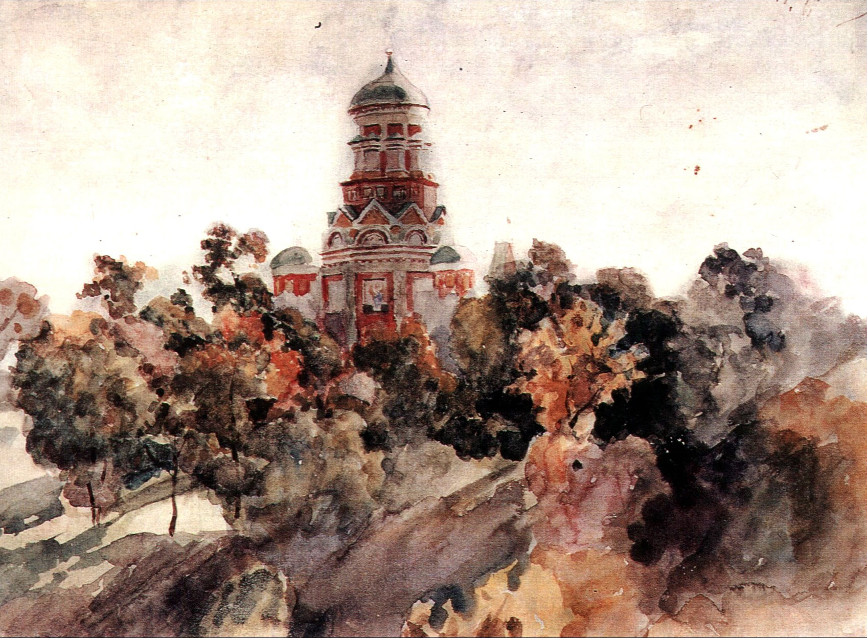 Church in the village Dyakovo (1913).