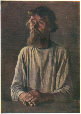 Old molokan in a light shirt (1865).