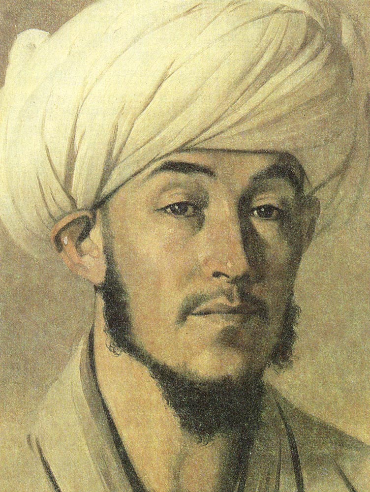 Portrait of a man in a white turban (1867).