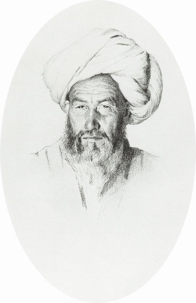 Uzbek, the foreman (elder) village Hodzhagent (1868).