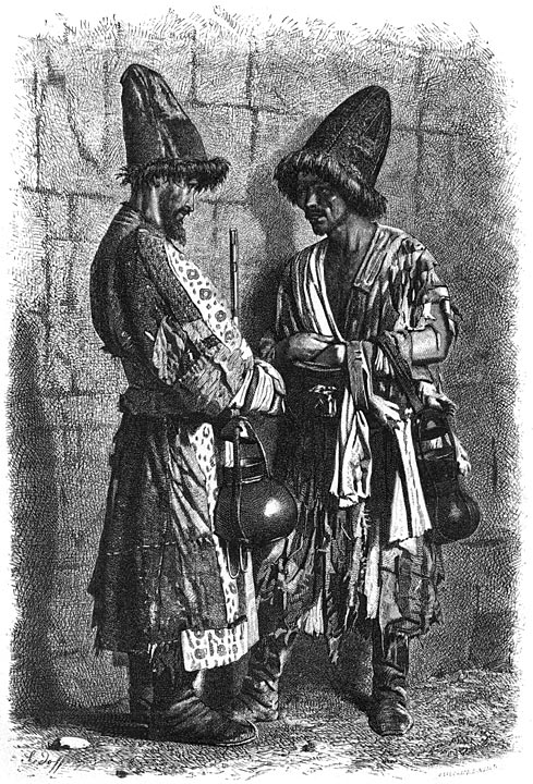 Mendicant dervishes-douvana (holy fools) (1873).
