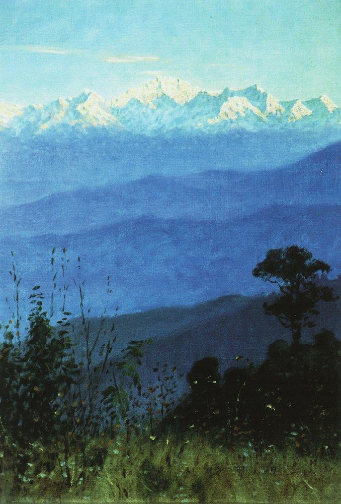 Himalayas in the evening (1875).