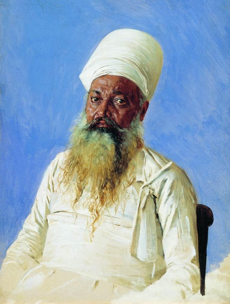 Parsi priest (fire-worshiper). Bombay (1876).