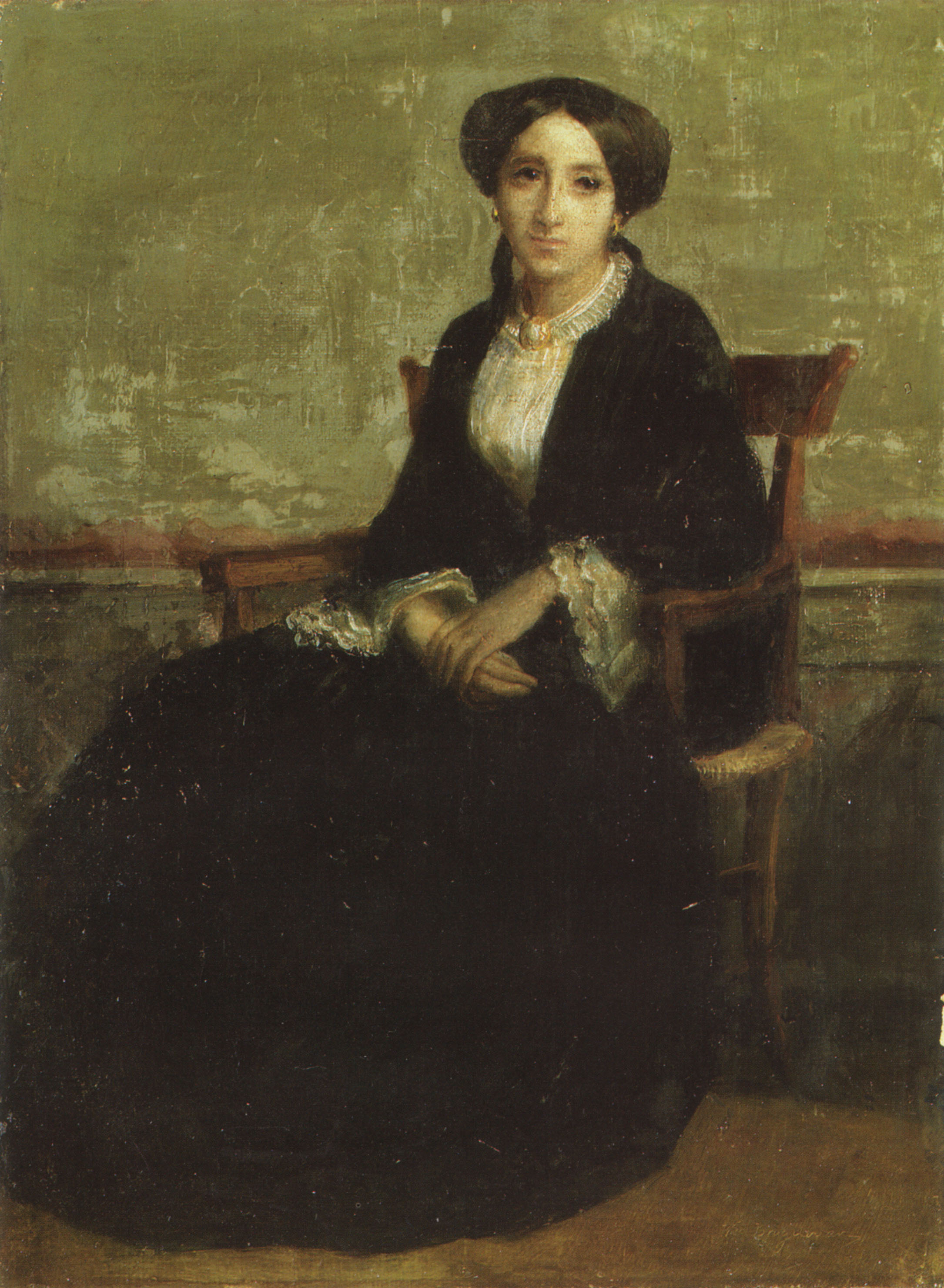 Portrait of Genevieve Celine (1850).