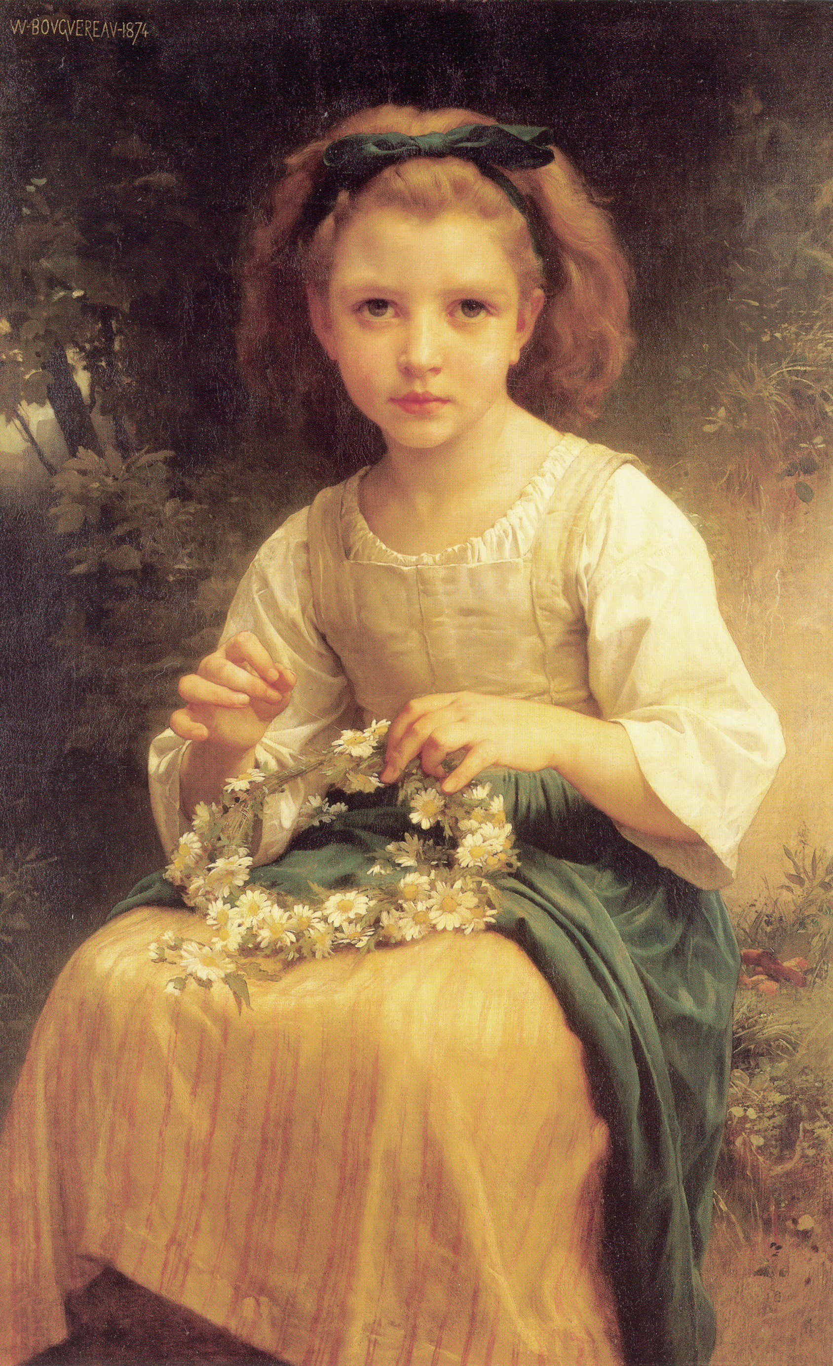 Child Braiding A Crown (1874).